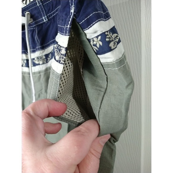 $ Speedo Men's Cargo Mesh Lined Drawstring Close Swim Trunks Size XL* - Picture 5 of 10